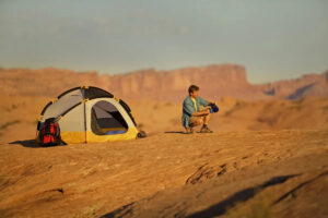 Camping in the Desert